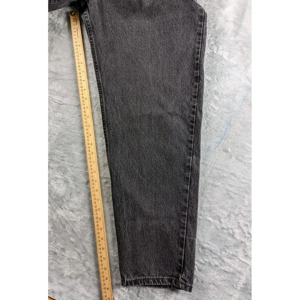 VTG Levis 550 Jeans Mens 38x30 Black Faded Orange Tab Relaxed Fit USA Made  READ